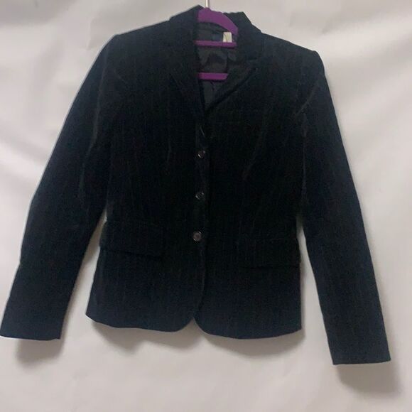 J.CREW PINSTRIPE BLAZER SIZE 0‎ - Picture 1 of 5